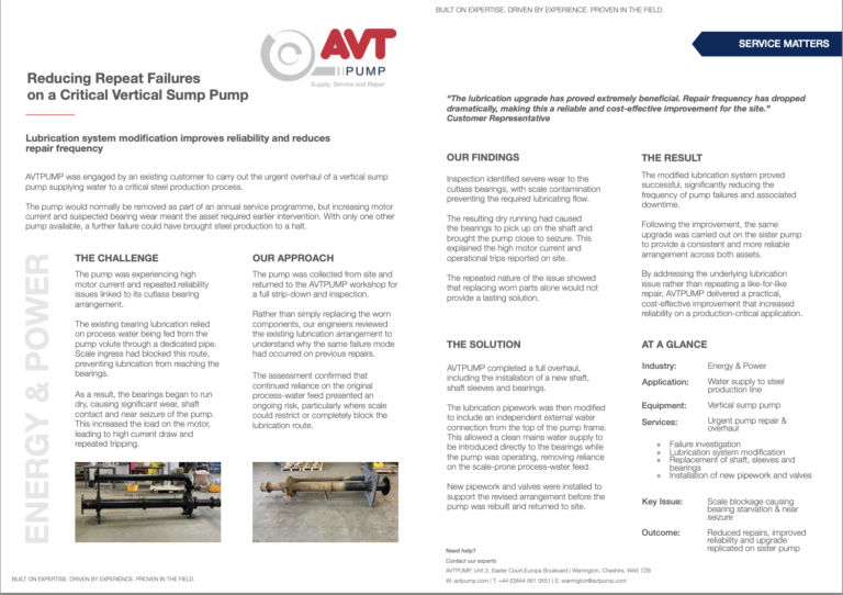 Vertical sump pump